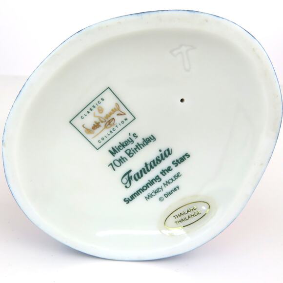 Walt Disney Classics Collection Mickey Mouse Fantasia Summoning the Stars Figure - Picture 9 of 16